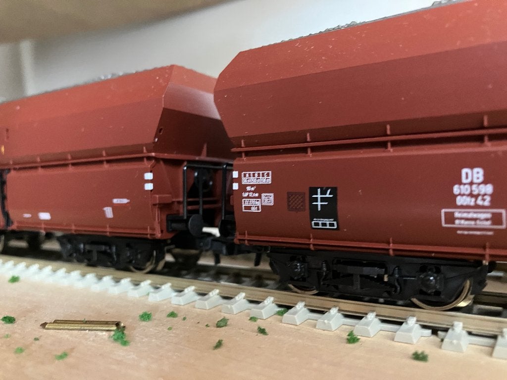 Roco kolenwagon ertswagons 5 stuks, Gelijkstroom, Wagon, Ophalen of Verzenden, Zo goed als nieuw