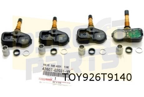 Lexus/ Toyota TPMS sensorset (O.E.M. Toyota / Lexus) Origine