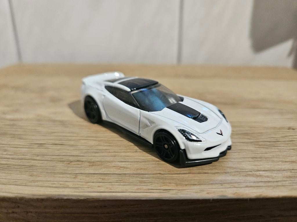 Hotwheels Hot Wheels Chevrolet Corvette C7 Z06 Wit, Ophalen of Verzenden, Auto