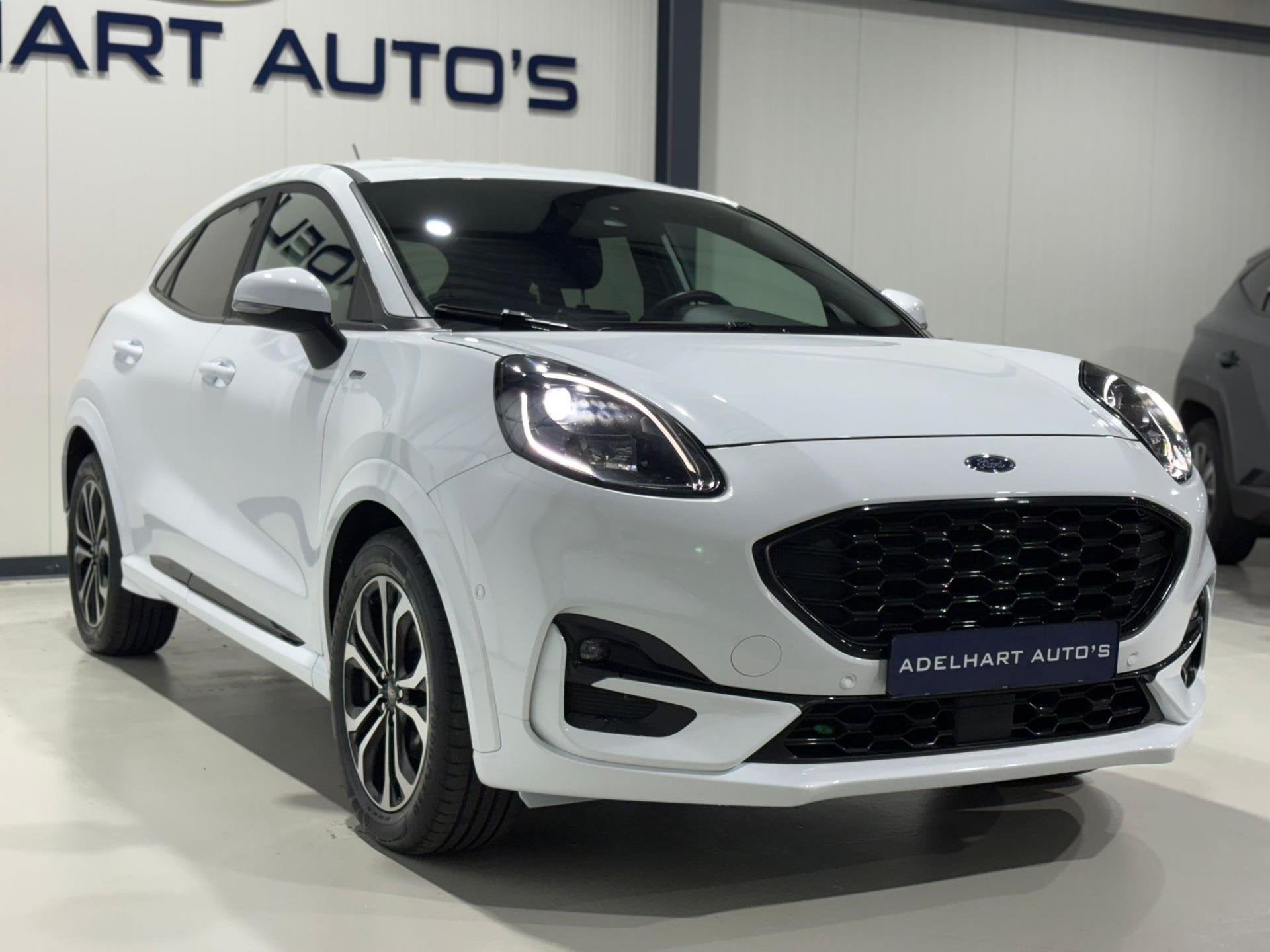 Ford Puma 1.0 EcoBoost Hybrid ST-Line 155 PK / Navigatie ful, Voorwielaandrijving, Wit, Origineel Nederlands, Bedrijf