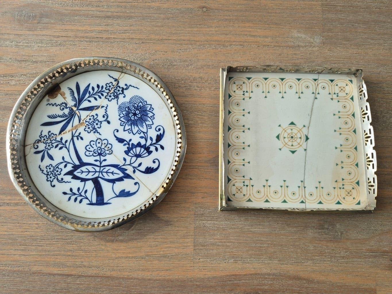 Onderzetters Villeroy & Boch / Jugendstil / Voor Kintsugi, Ophalen of Verzenden