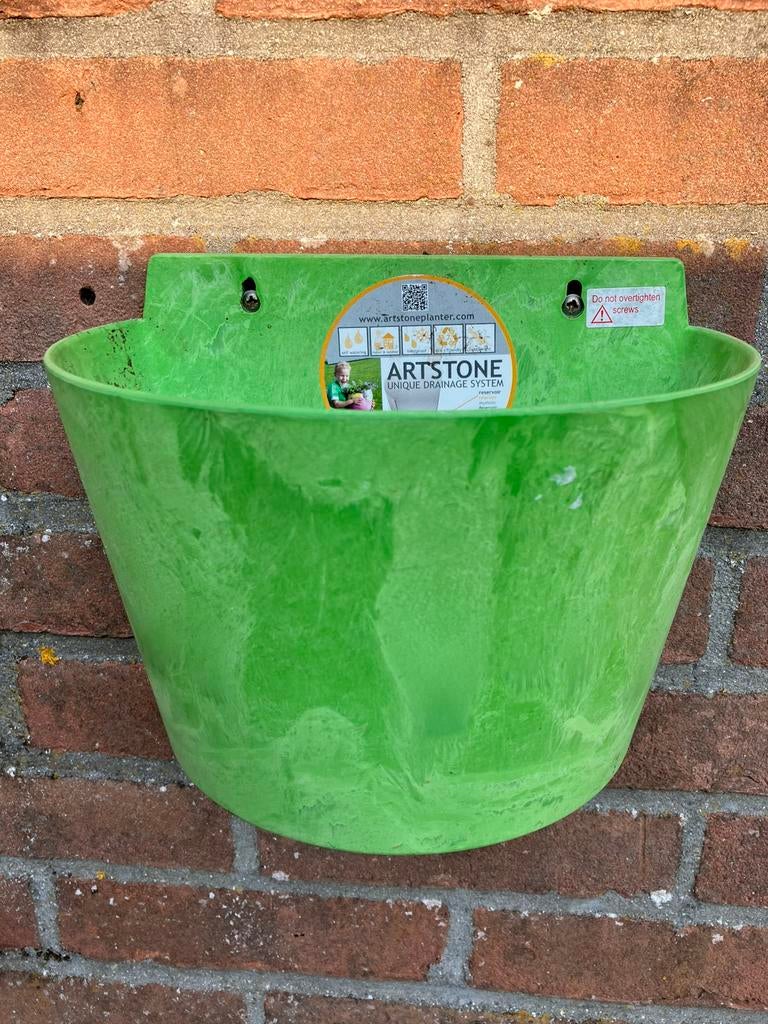 Artstone hang planten bakjes 3 stuks, Kunststof, Minder dan 30 cm, Rond, Nieuw
