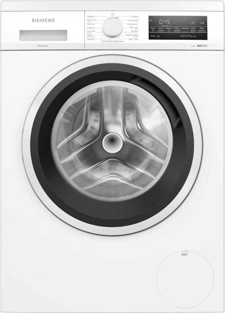 Siemens wasmachine WU14UT20NL- 8 kg - Wit, 1200 tot 1600 toeren, Minder dan 85 cm, BSH Huishoudapparaten, 8 tot 10 kg