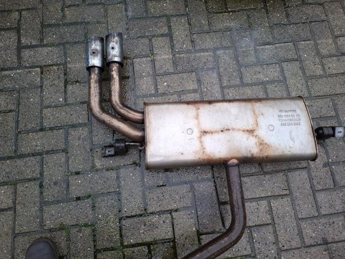 Uitlaat Einddemper van een Audi A3, Gebruikt, -, Verzenden, -