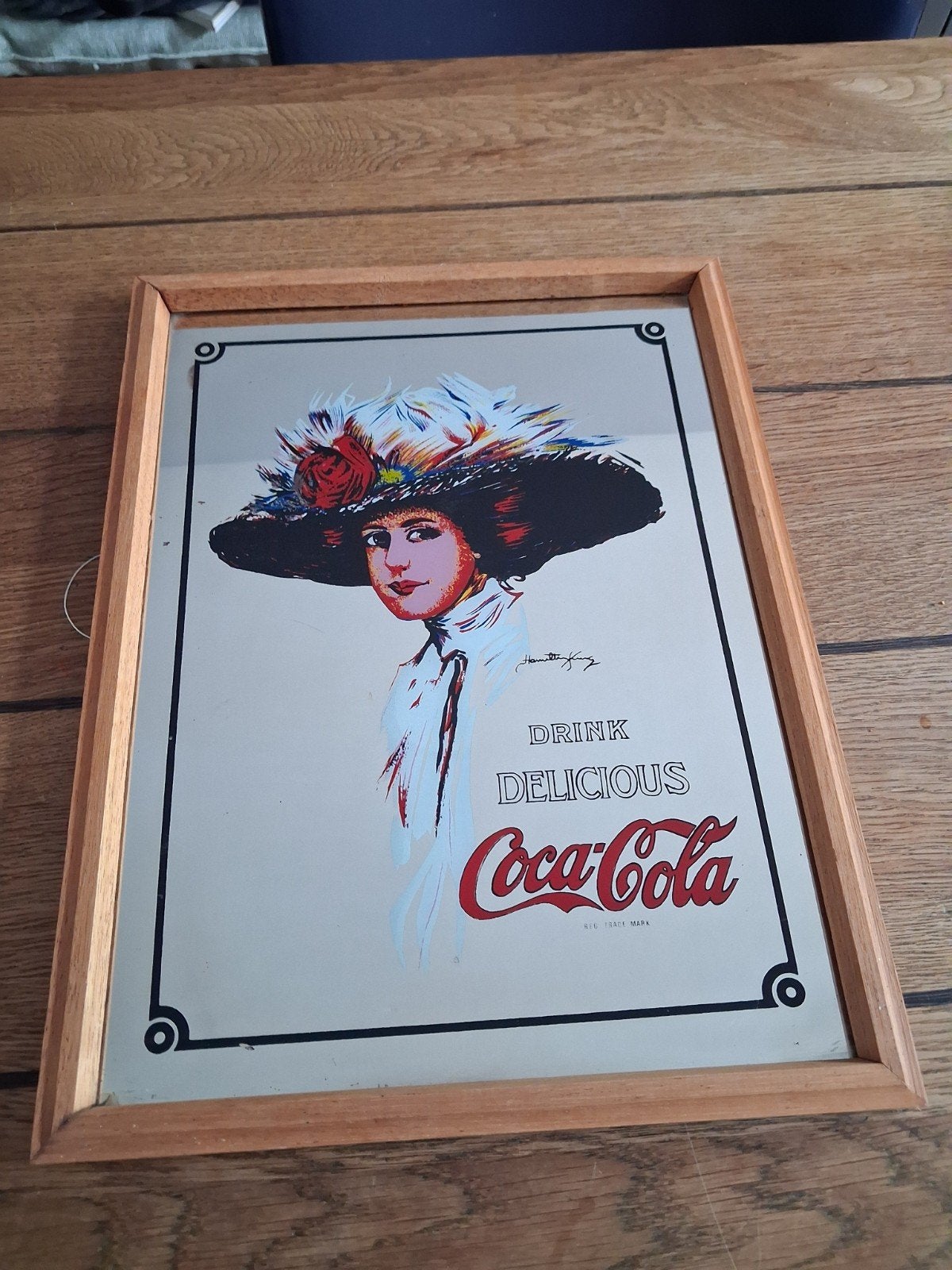 Coca Cola spiegel vintage, Ophalen of Verzenden, Gebruiksvoorwerp