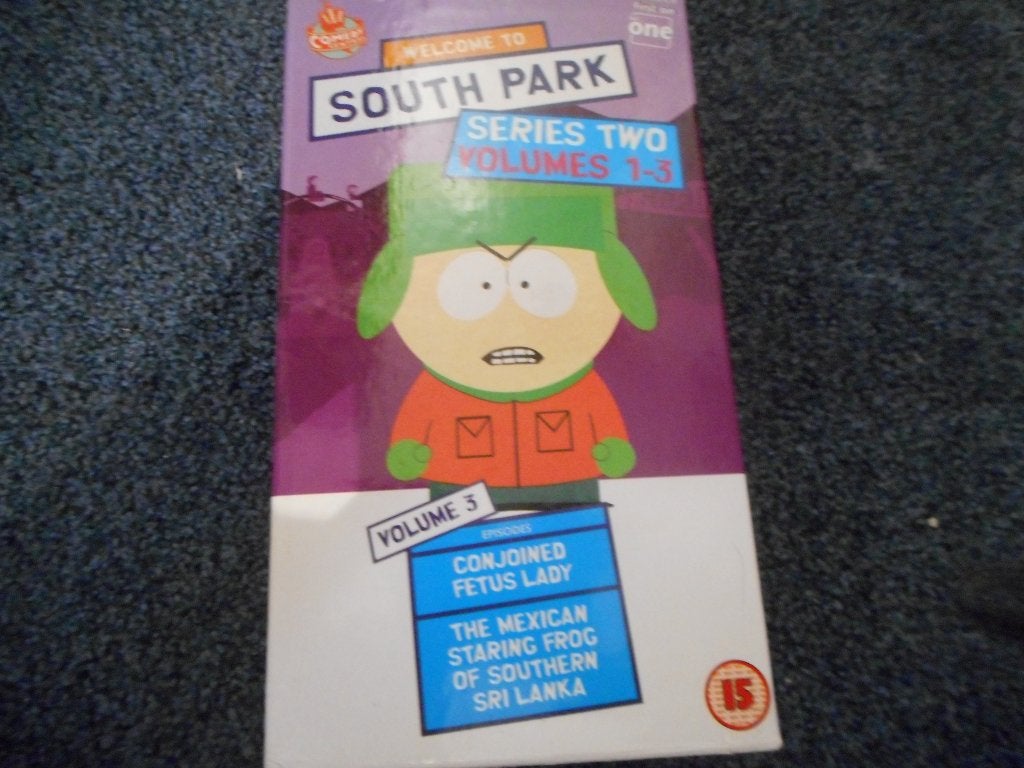 SOUTHPARK Seizoen 2 Afl. 1 t/m 3 Op Collector Box-set VIDEO!, Ophalen of Verzenden, Zo goed als nieuw, Komedie, Vanaf 12 jaar