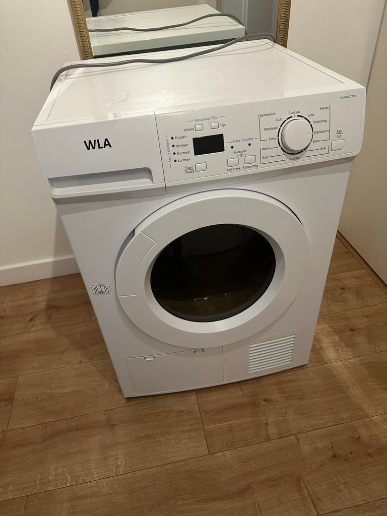 WLA Wasdroger - Perfect werkend, Witgoed en Apparatuur, Wasdrogers, Ophalen, 6 tot 8 kg, Gebruikt, Voorlader