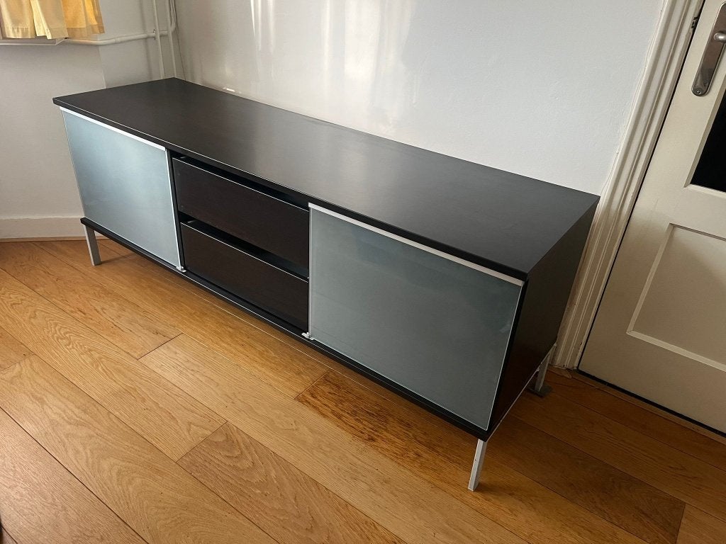 TV-, MULTIMEDIA kast te koop, Ophalen, Zo goed als nieuw, Minder dan 100 cm, 25 tot 50 cm