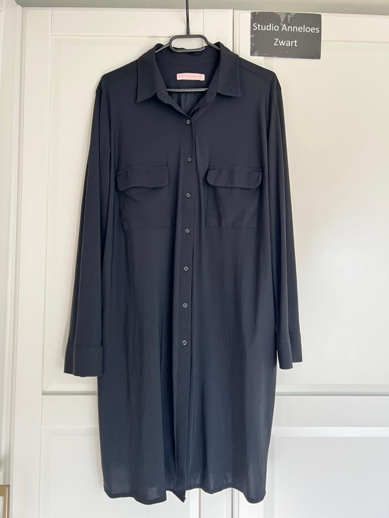 Studio anneloes woopy blouse tuniek XL zwart travelstof, Zwart, Maat 46/48 (XL) of groter, Ophalen of Verzenden, Zo goed als nieuw