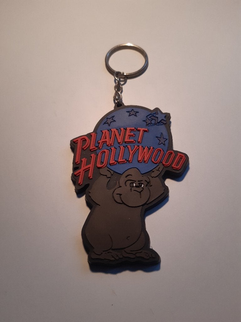 Sleutelhanger Planet Hollywood - Gorilla - Aap - verzamelen., Ophalen of Verzenden, Zo goed als nieuw, Merk