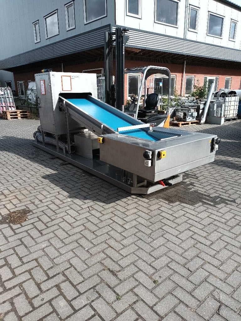 Heudra vijzelpomp met lopende band., Ophalen of Verzenden, Gebruikt, 25 tot 50 cm
