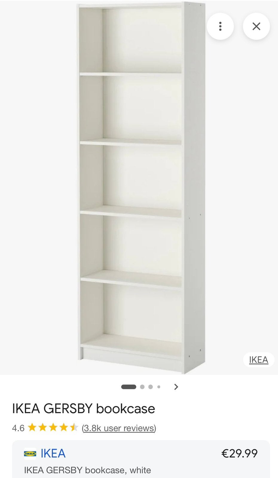 Boek kast, Ophalen, Zo goed als nieuw, 25 tot 50 cm