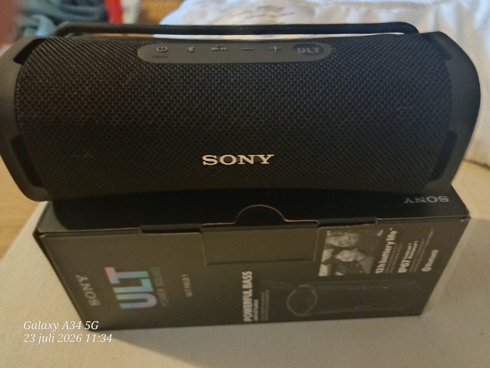 Sony ULT Field 1 Draagbare Bluetooth Speaker - Nieuwstaat, Audio, Tv en Foto, Luidsprekers, Zo goed als nieuw, Draagbare speaker