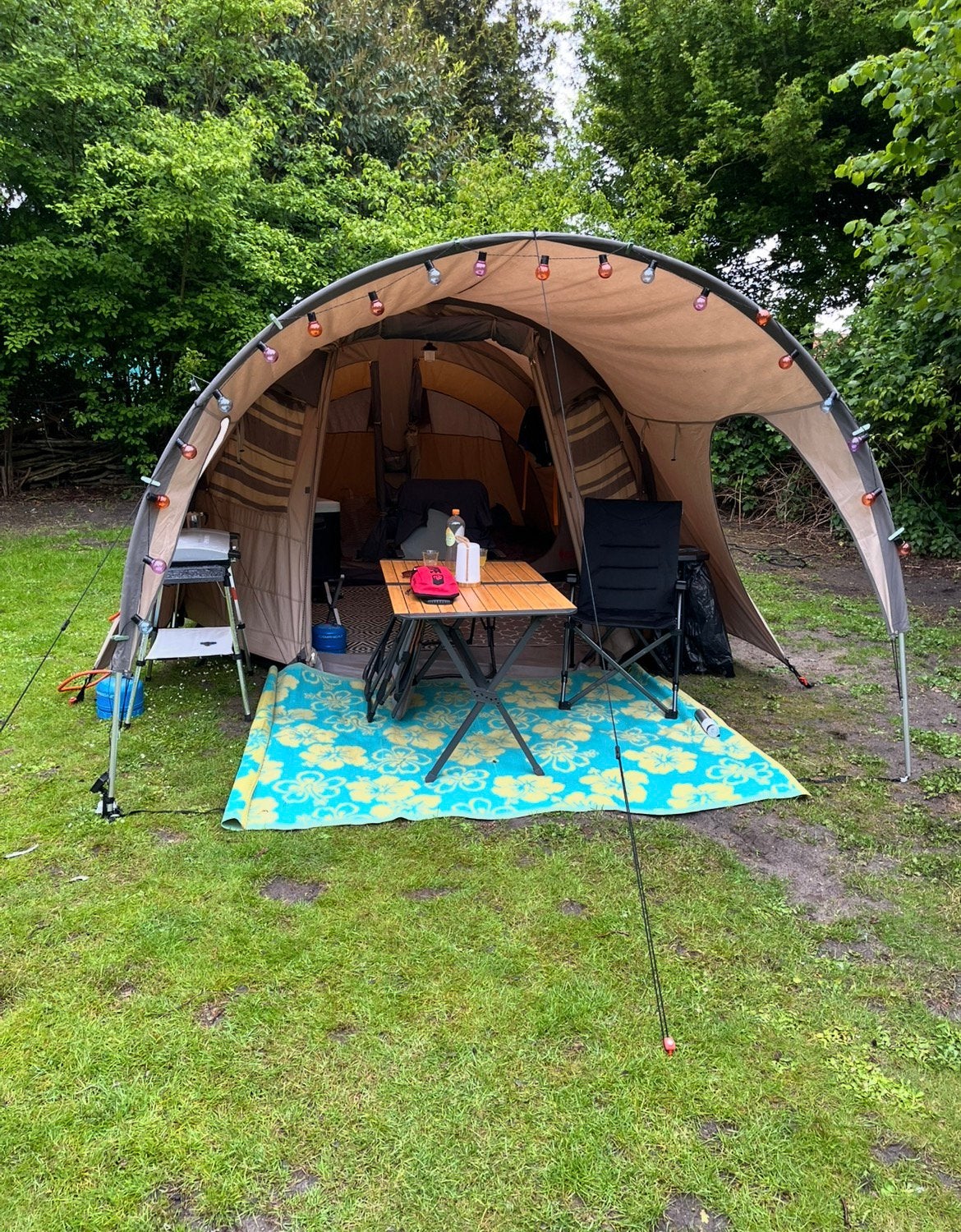 Redwood aspen 320 TC, Caravans en Kamperen, Tenten, Ophalen, Gebruikt, Tot en met 4