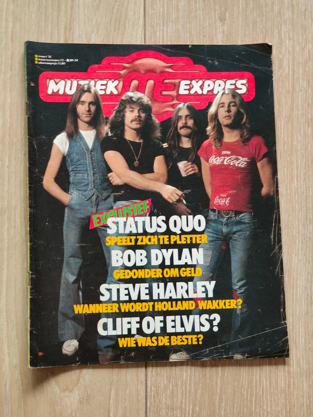 Muziek Expres maart 1976, Ophalen of Verzenden, 1960 tot 1980, Nederland, Tijdschrift