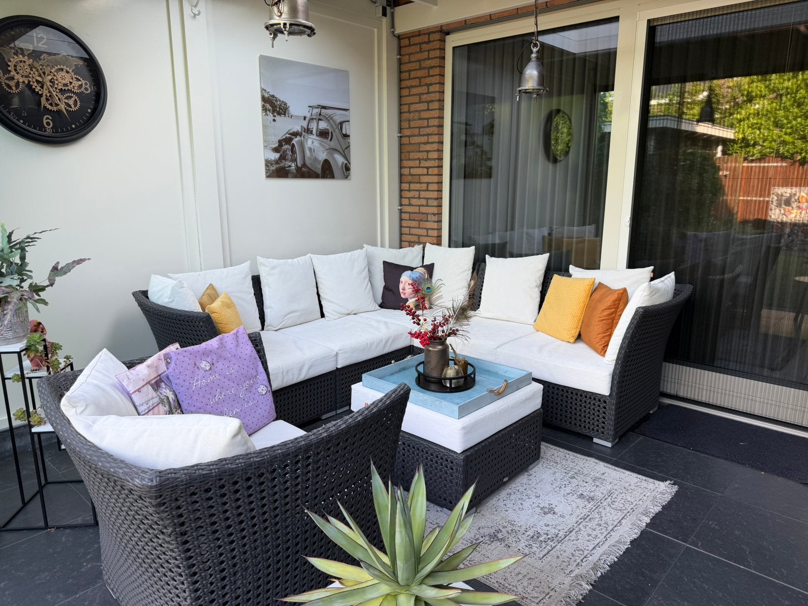 Loungeset, Ophalen, 6 zitplaatsen, Loungeset, Gebruikt