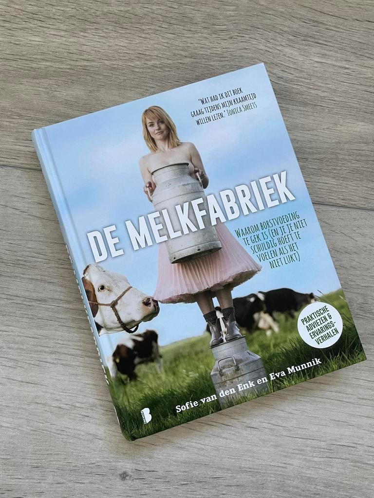 TE KOOP boek de melkfabriek, Ophalen, Zo goed als nieuw, Zwangerschap en Bevalling