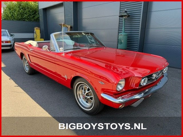 Ford USA Mustang 289 V8 Cabriolet, Auto's, Automaat, Cabriolet, Origineel Nederlands, Onderhoudsboekje