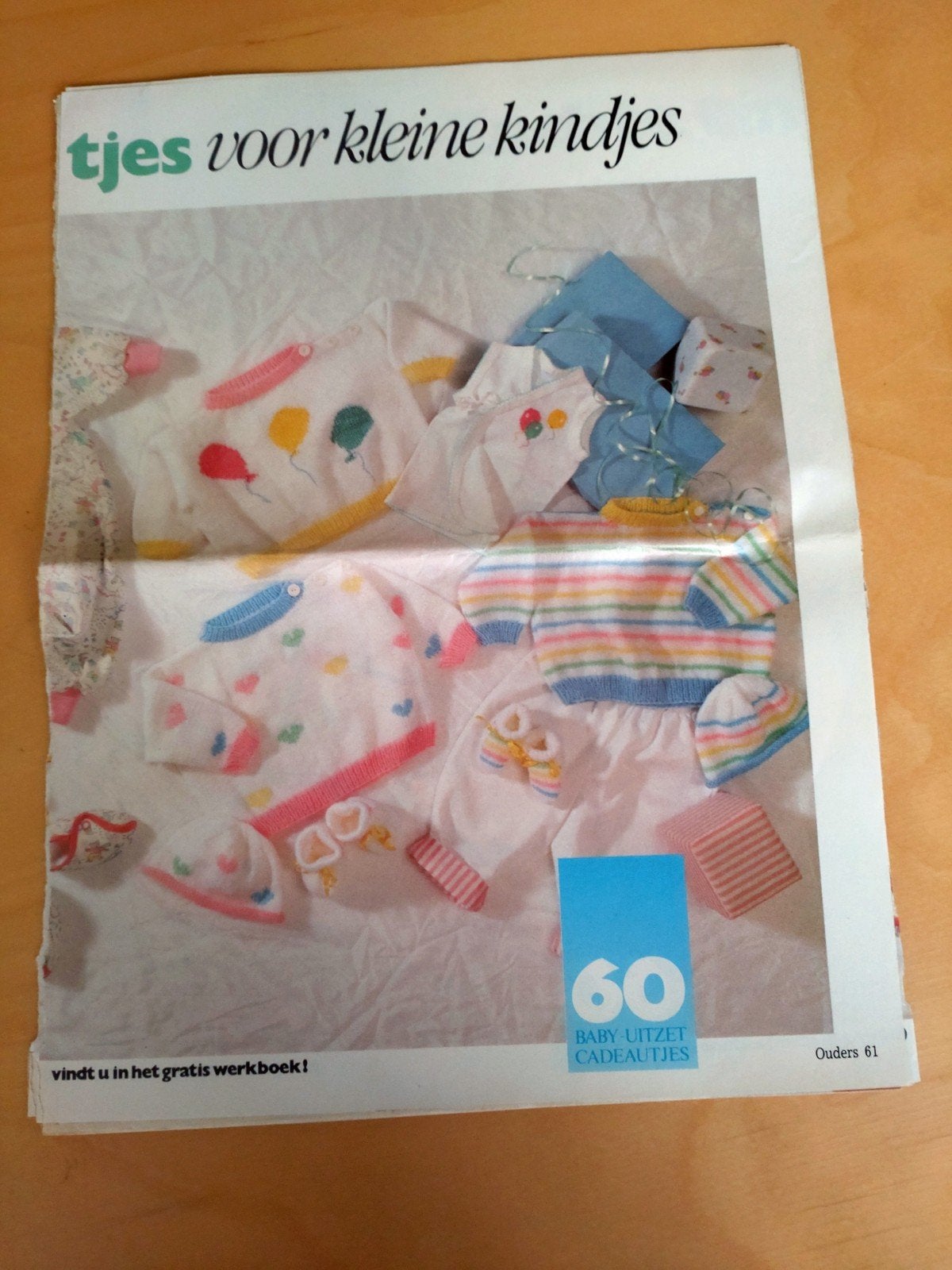 patronen voor 60 baby-uitzetcadeautjes, Hobby en Vrije tijd, Kledingpatronen, Ophalen of Verzenden, Zo goed als nieuw, Kind, Overige merken