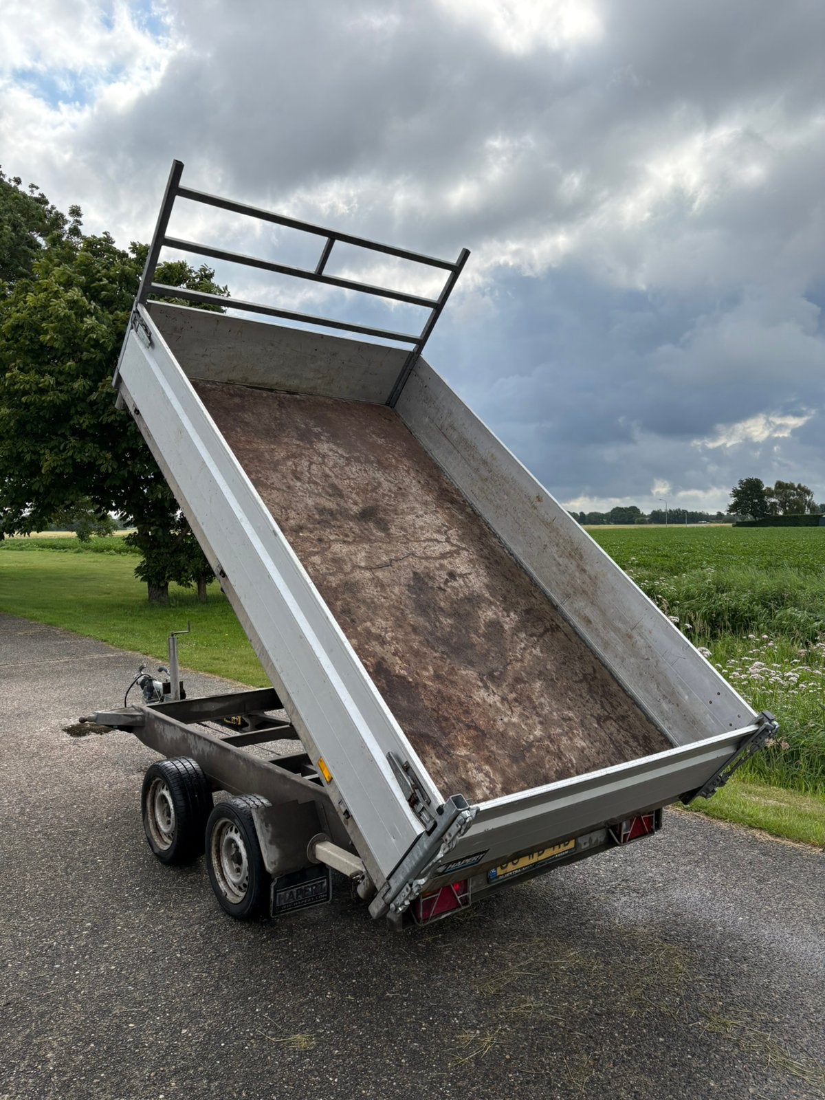 3 zijdige kipper hapert 3500kg, Auto diversen, Aanhangers en Bagagewagens, Ophalen, Gebruikt