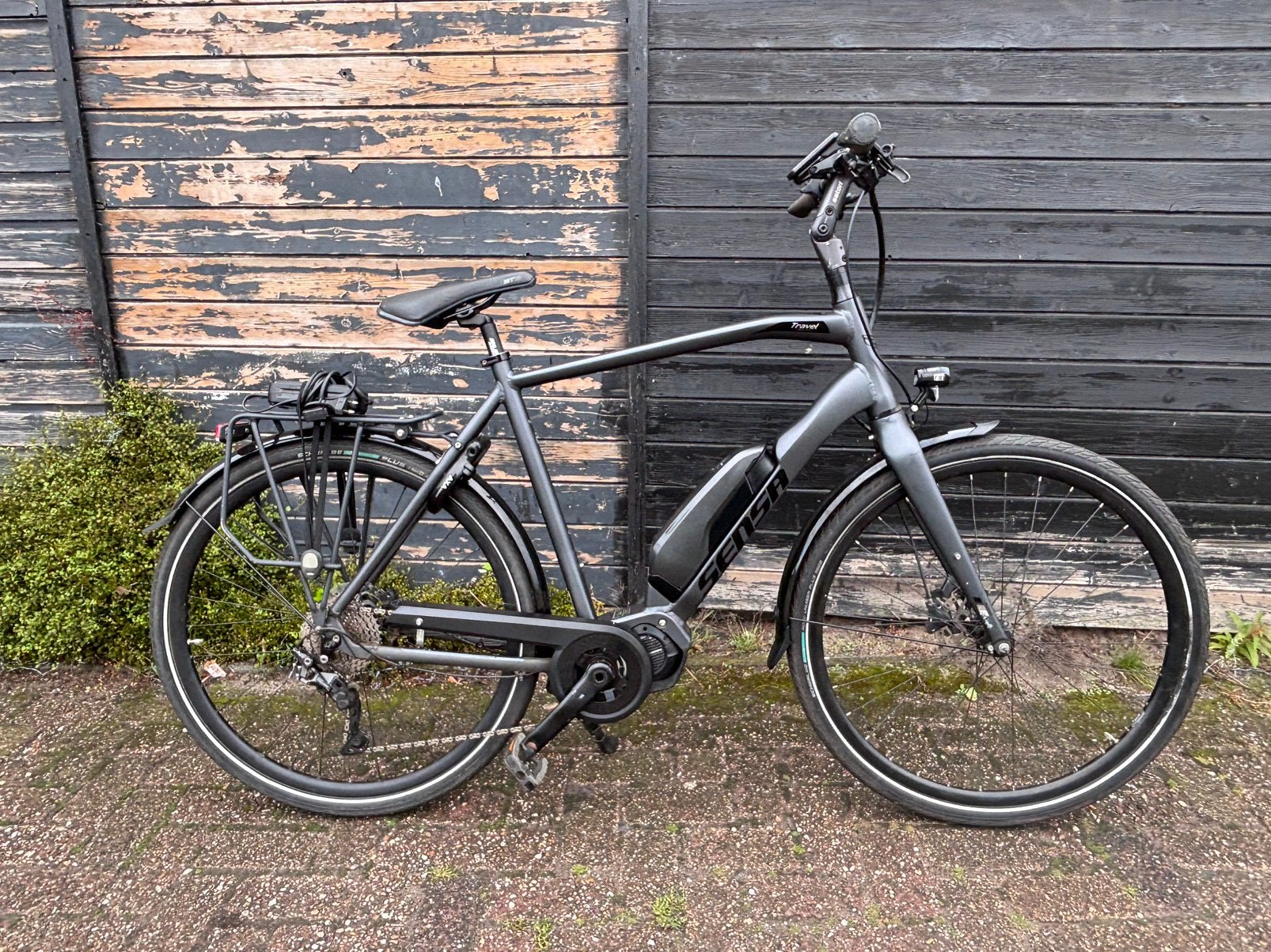 Sensa travel power elektrische herenfiets/2021/9827km/504wh, Fietsen en Brommers, Gebruikt, 50 km per accu of meer, 55 tot 59 cm