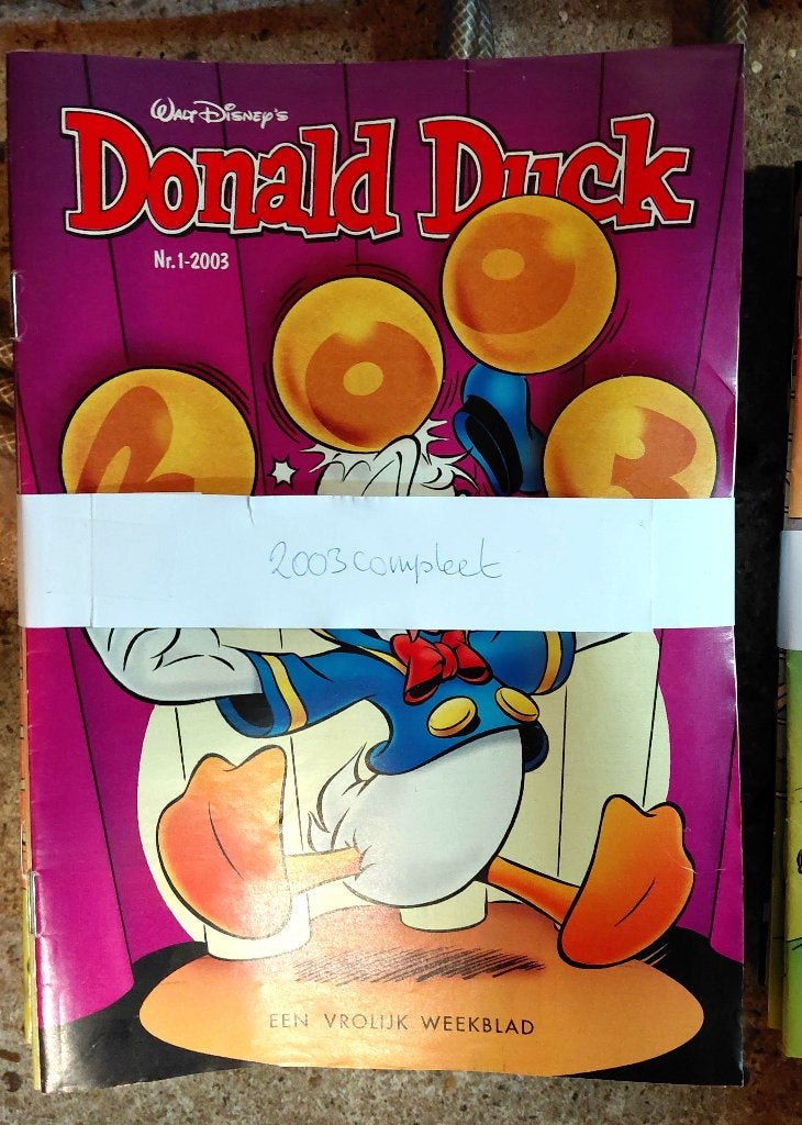 Donald Duck jaargangen compleet en .. (zie foto's)WD-021, Boeken, Stripboeken, Gelezen, Complete serie of reeks, Ophalen