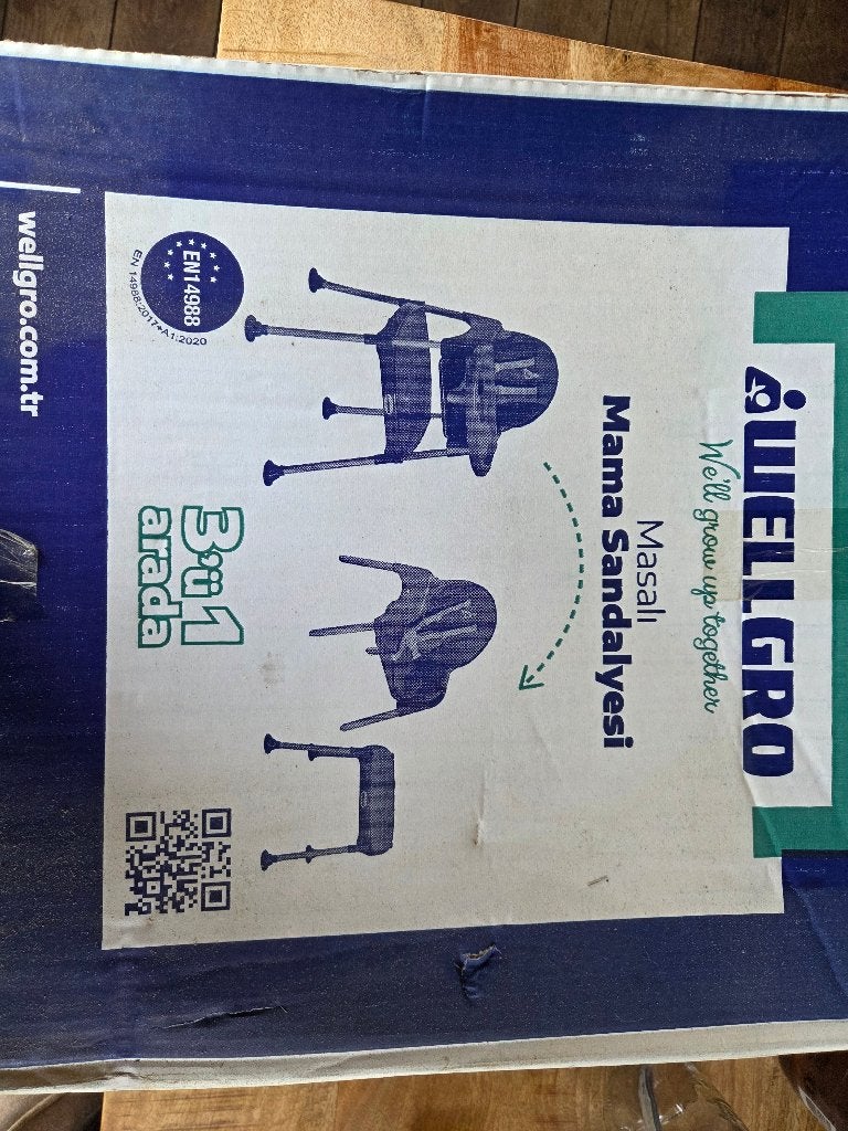 NIEUW: Wellgro 3 in 1 kinderstoel, Kinderen en Baby's, Kinderstoelen, Ophalen of Verzenden, Nieuw, Overige typen, Gordel(s)