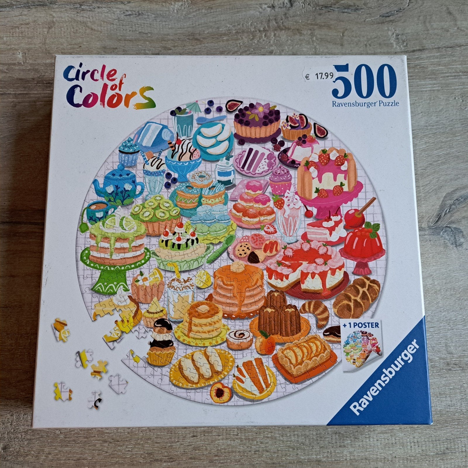Ravensburger Circle of Colors 500 stukjes legpuzzel, Ophalen, 500 t/m 1500 stukjes, Zo goed als nieuw, Legpuzzel