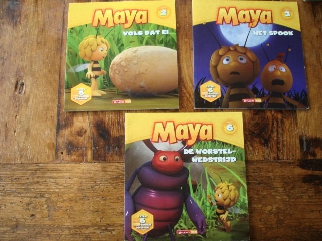 kleuter,04(1328) 3 boekjes vam maya de bij. Deel 2,3 en 6, Ophalen of Verzenden, Zo goed als nieuw, Fictie algemeen