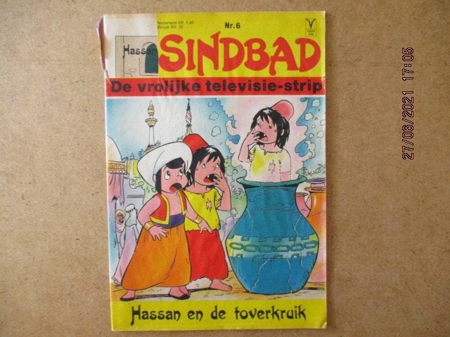 adv4649 sindbad, Eén stripboek, Ophalen, Gelezen