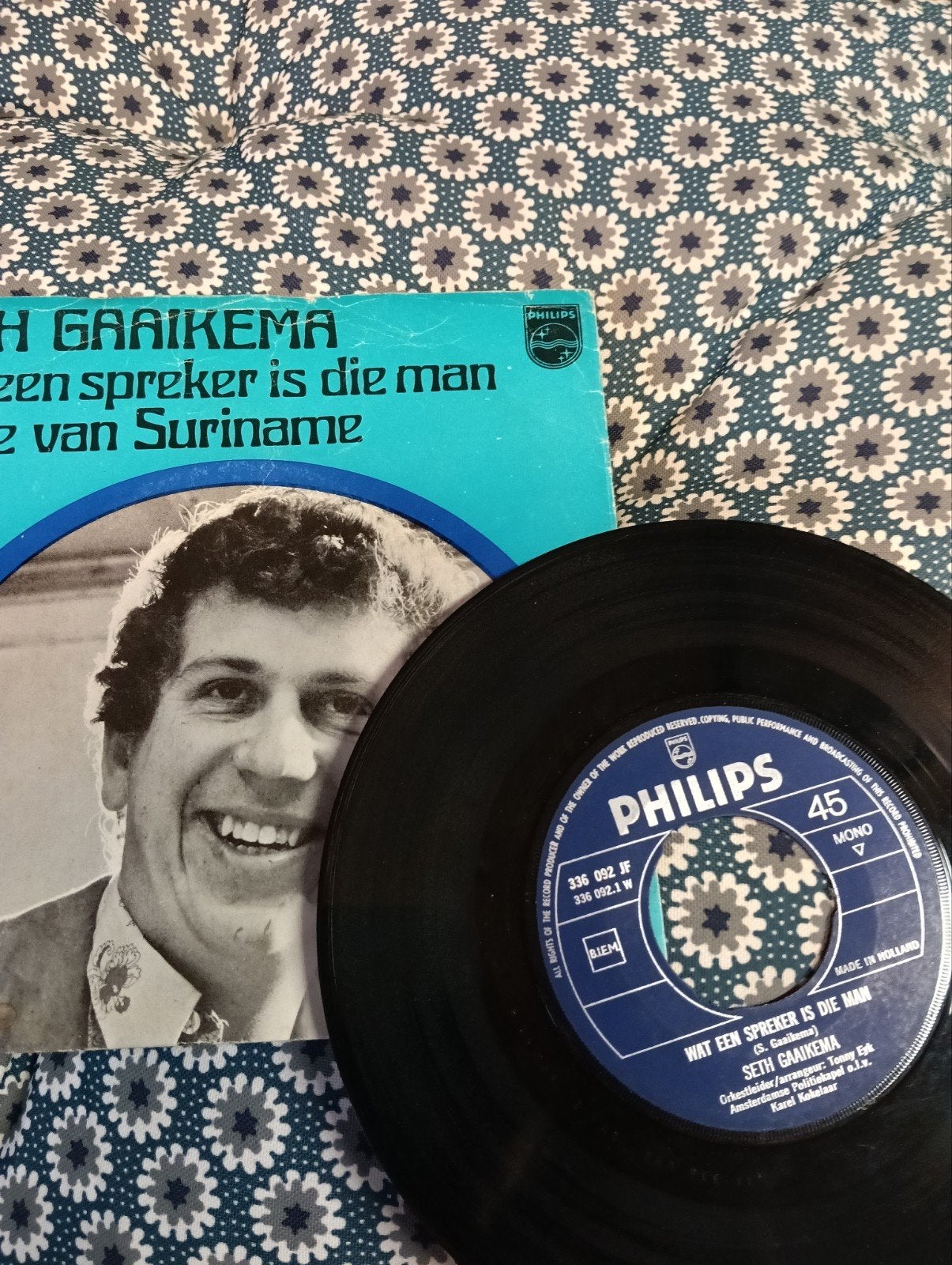Seth gaaikema, Cd's en Dvd's, Vinyl | Nederlandstalig, Ophalen of Verzenden, Gebruikt, 7 inch, Levenslied of Smartlap