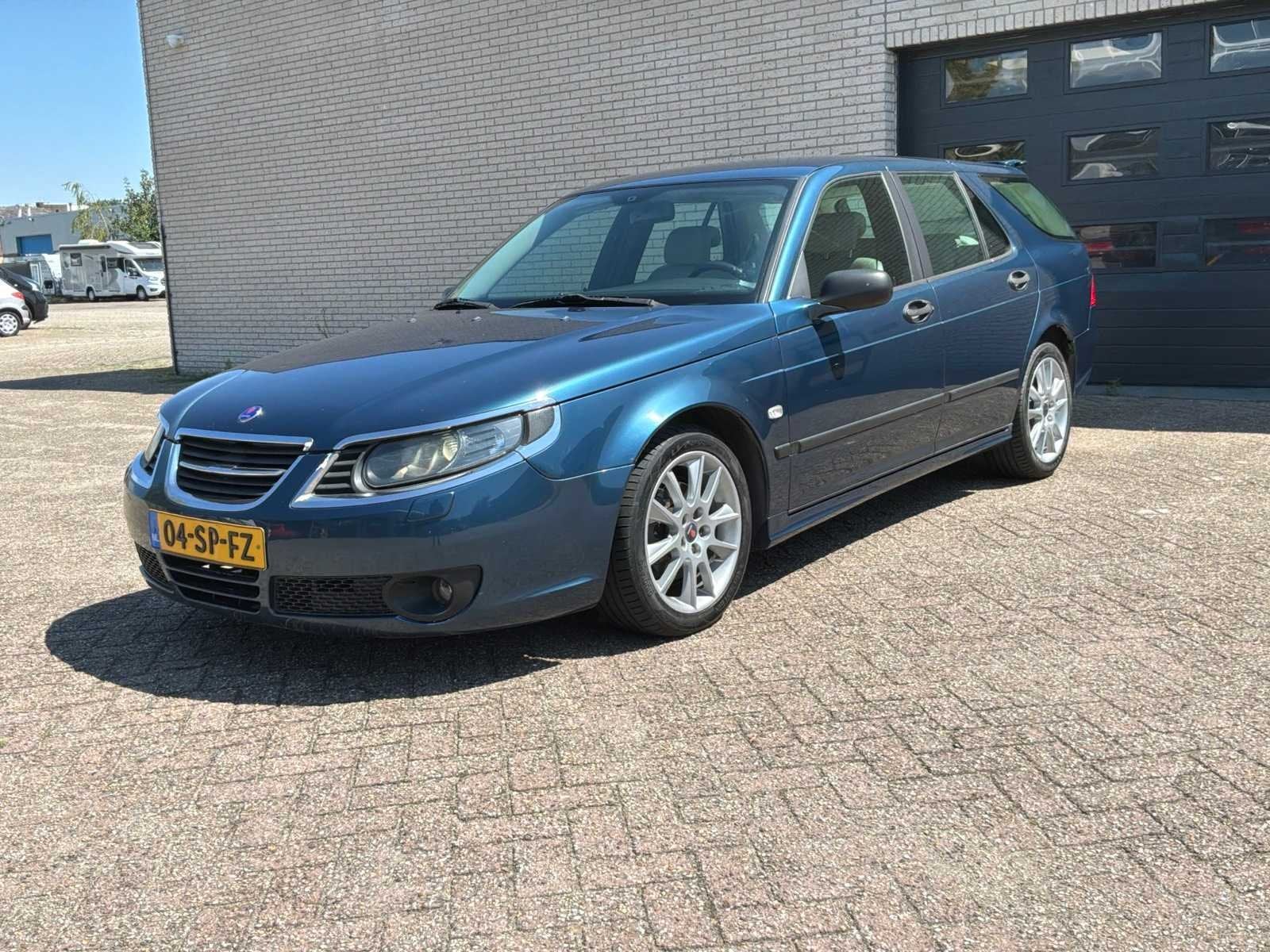 Saab - 2006 - 9-5 Estate - 1.9 TiD Arc - Personenauto, Auto's, Saab, 4 cilinders, 150 pk, Blauw, Origineel Nederlands