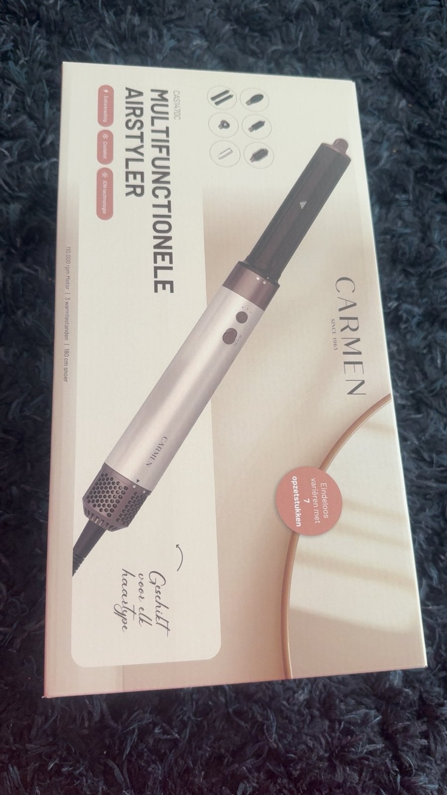 Carmen CAS1470C - Airstyler - Multistyler, Sieraden, Tassen en Uiterlijk, Ophalen of Verzenden, Nieuw, Overige typen