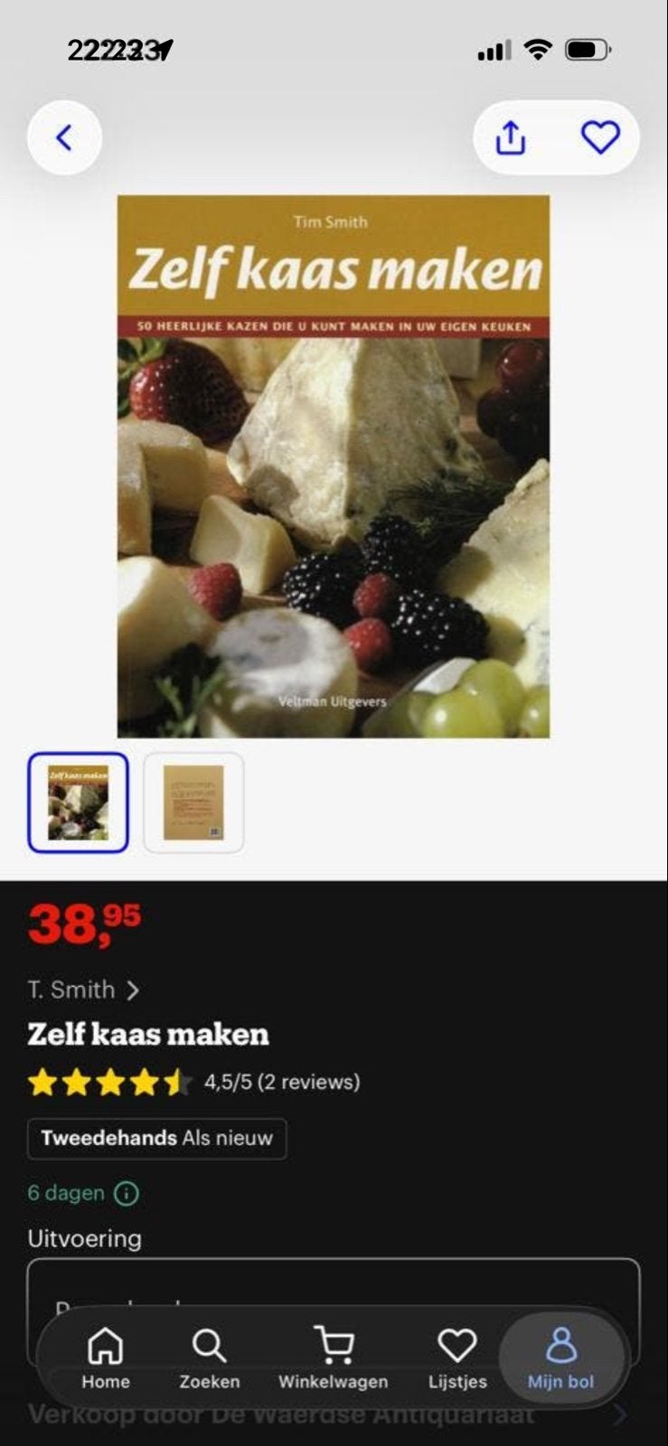 Zelf kaas maken - 50 heerlijke kazen voor thuis, Ophalen of Verzenden, Zo goed als nieuw