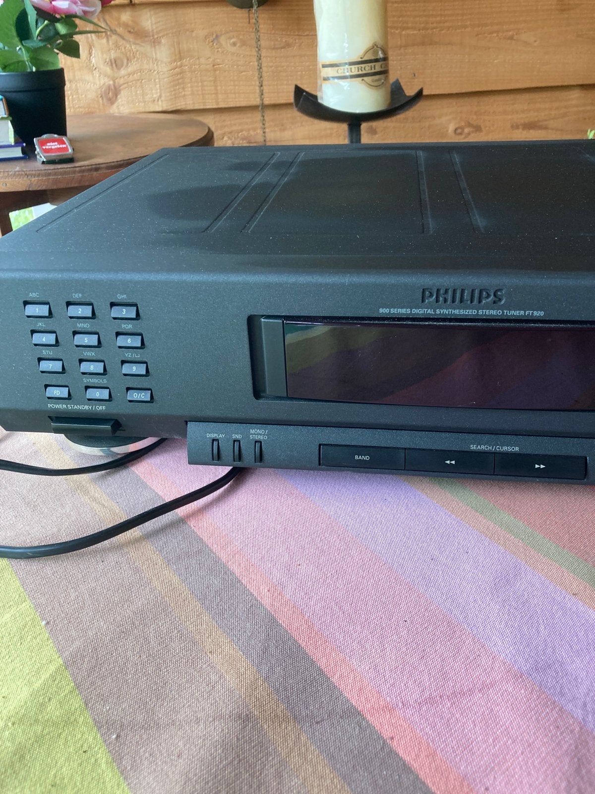 Philips FT920 Tuner - Digitale Synthesizer Stereo, Ophalen, Gebruikt, Analoog