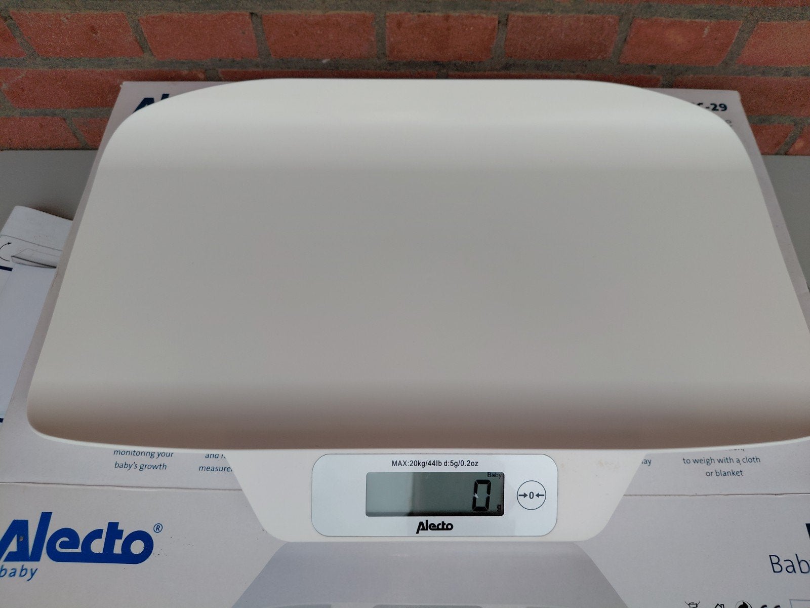 Alecto BC-29 Babyweegschaal, Kinderen en Baby's, Ophalen, Zo goed als nieuw