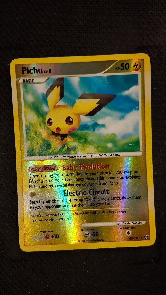 Pichu 4 45 Stormfront | Pokemon kaart, Ophalen, Zo goed als nieuw, Losse kaart, Foil
