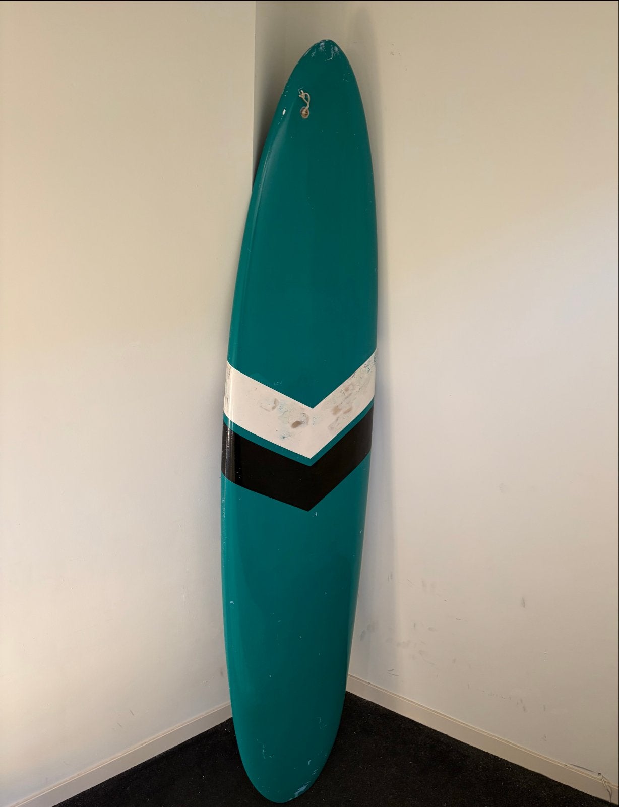 9’ Longboard Surfboard - inclusief vin, Watersport en Boten, Ophalen, Gebruikt, Longboard, Met vinnen
