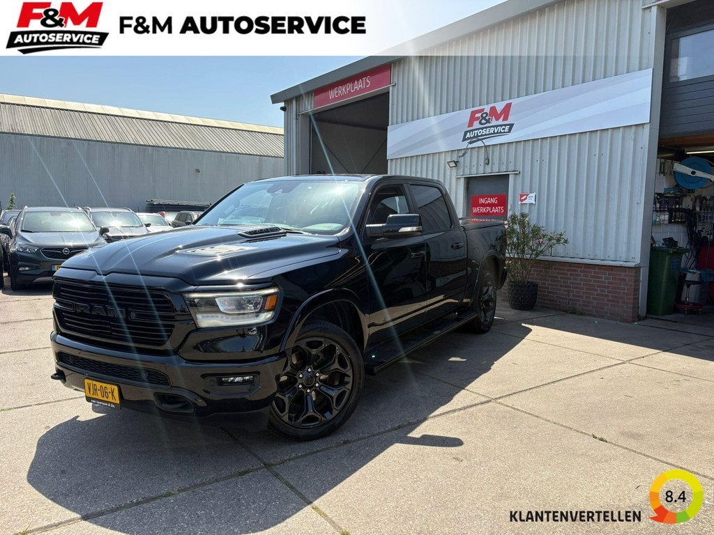 Dodge Ram 1500 5.7 V8 4x4 Crew Cab Laramie Clima, cruise, ca, Auto's, Dodge, Gebruikt, 5654 cc, Lane Keeping Assist, Bedrijf