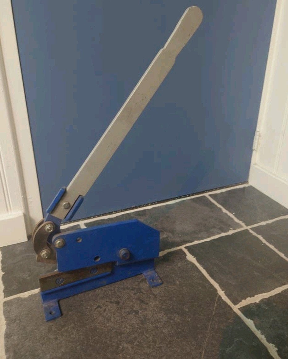 Handplaatschaar / hefboomschaar / knipper plaatstaal, zgan!, Ophalen, Zo goed als nieuw, Snijgereedschap