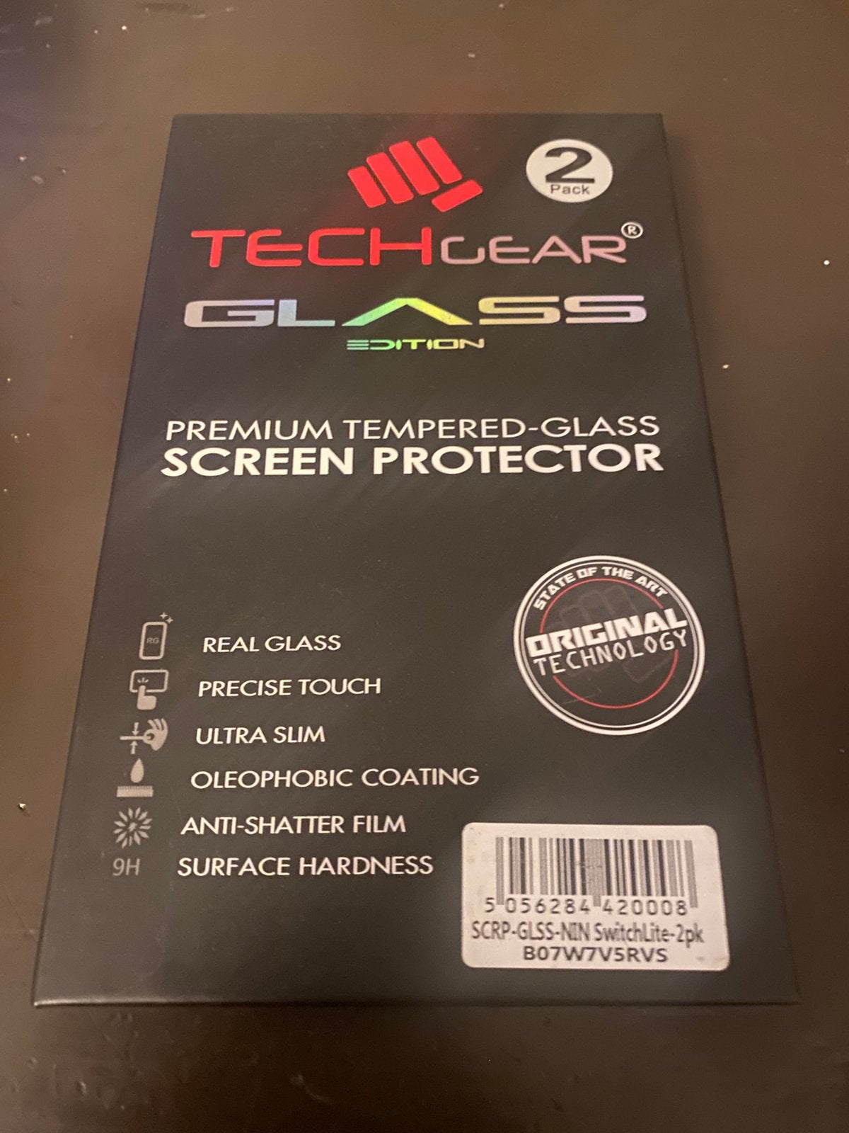 Nintendo Switch Lite screenprotector 2 stuks (Techgear), Ophalen of Verzenden, Zo goed als nieuw