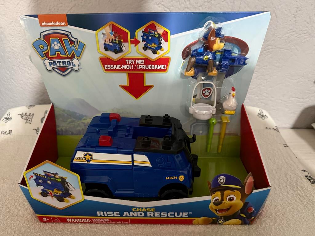 Paw Patrol Chase Rise and Rescue Voertuig Nieuw, Ophalen of Verzenden, Nieuw, Jongen of Meisje