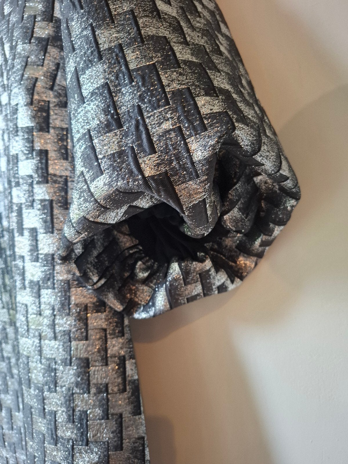 Studio Anneloes Melodie structure dress M/38 Feest!, Maat 38/40 (M), Studio Anneloes, Zwart, Nieuw