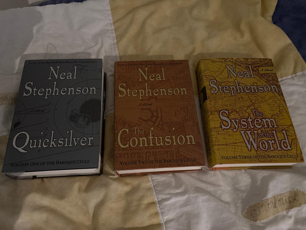 Neal Stephenson - The Baroque Cycle (3 boeken), Boeken, Ophalen of Verzenden, Zo goed als nieuw, Fictie