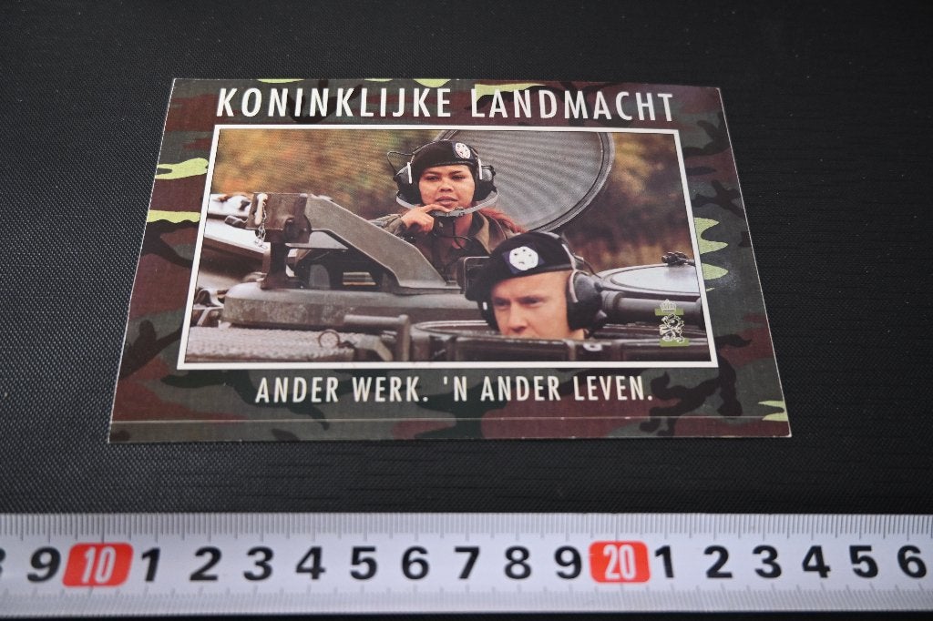 sticker Leger Koninklijke Landmacht LL1850, Verzamelen, Stickers, Ophalen of Verzenden, Zo goed als nieuw