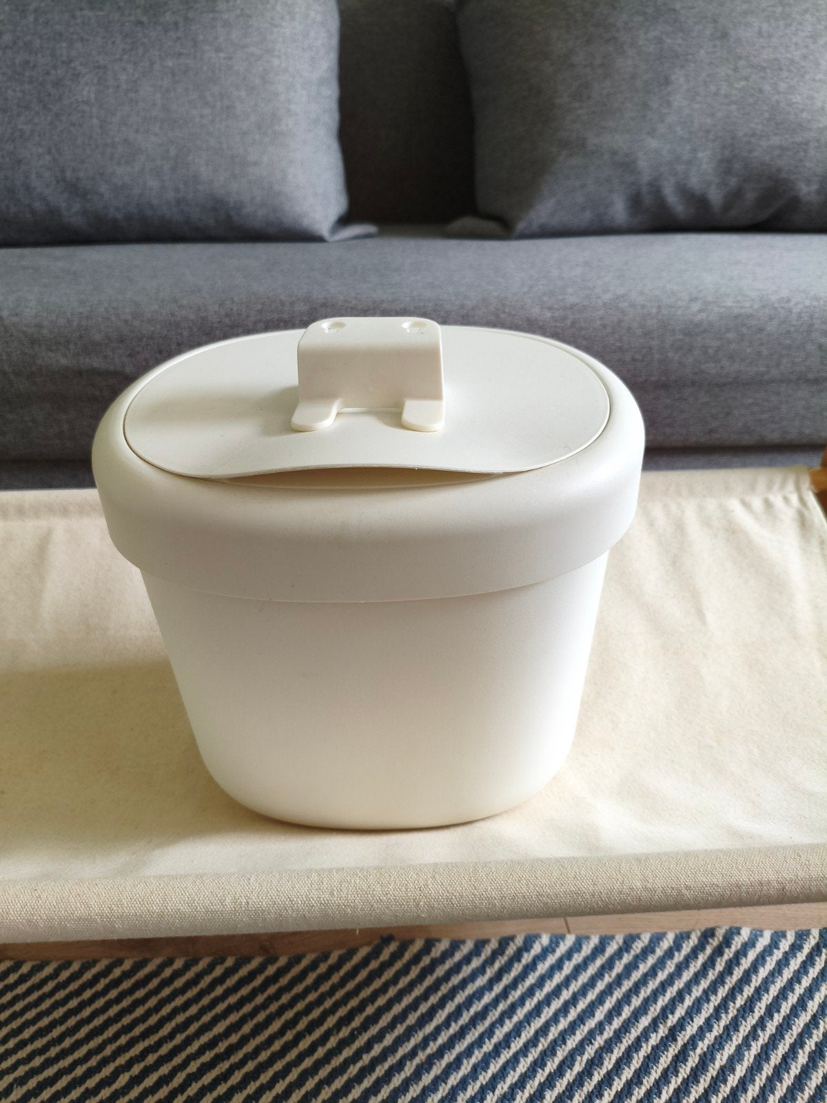 Ikea Prullenbakje/Commodebakje - Wit Kunststof, Minder dan 10 liter, Ophalen, Gebruikt, Kunststof