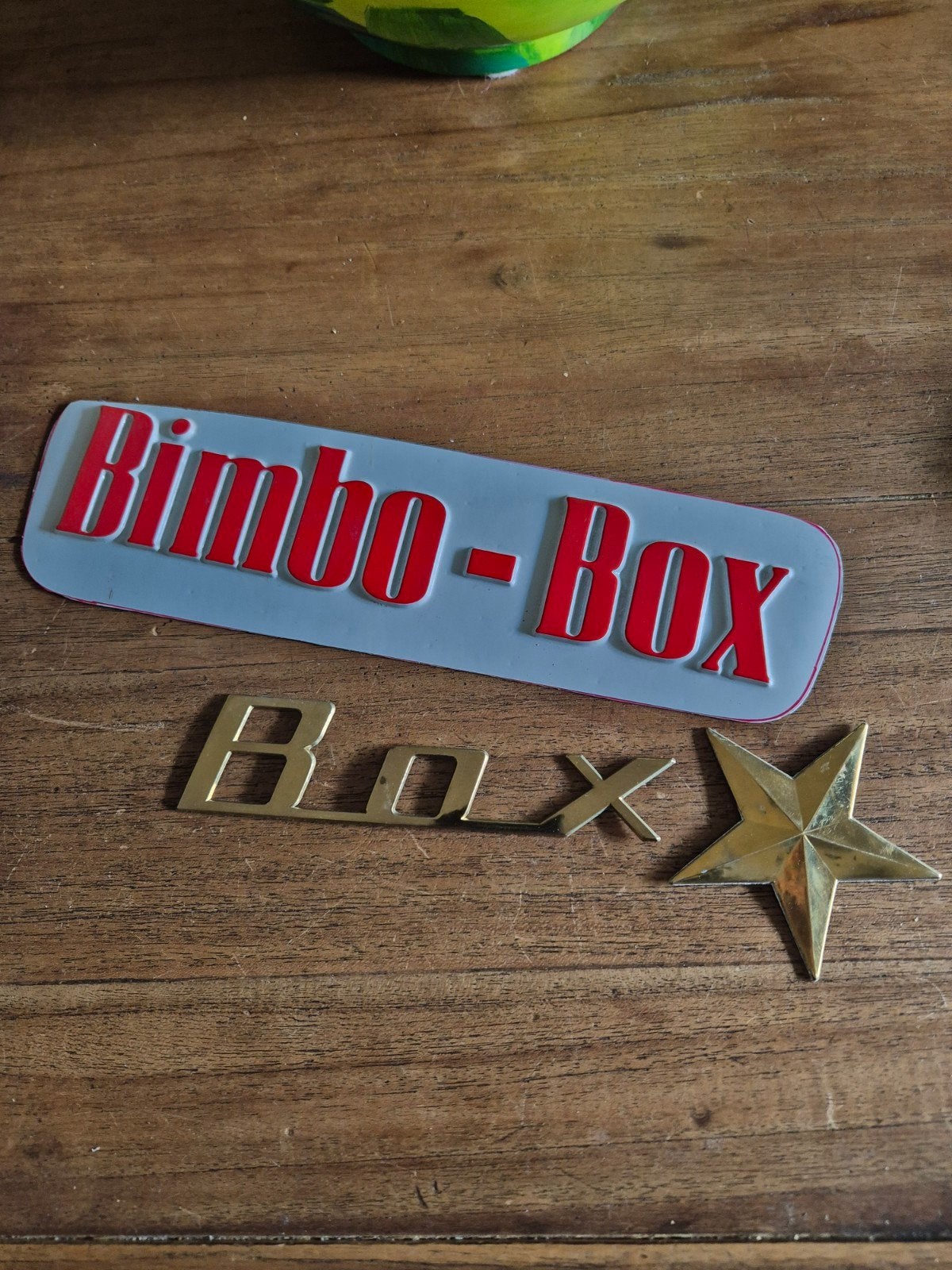 Origineel bimbobox logo jaren 70, Ophalen of Verzenden
