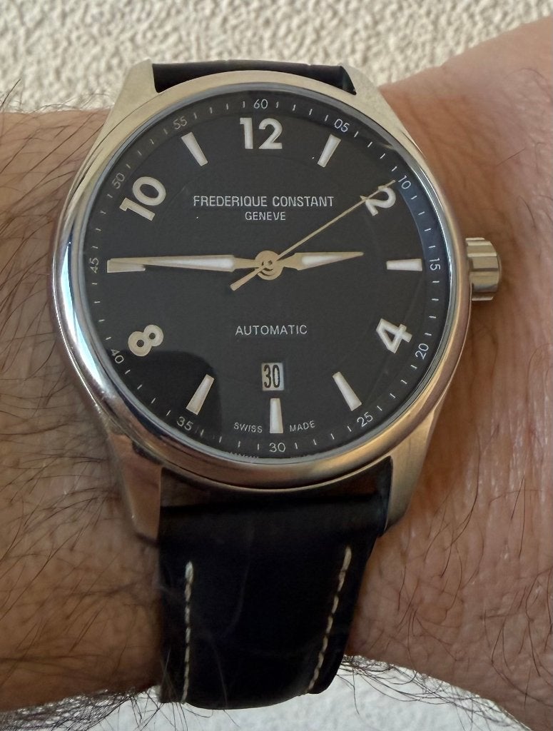 Frederique Constant Runabout Limited Edition Blauw / nr 2499, Staal, Polshorloge, Ophalen, Overige merken