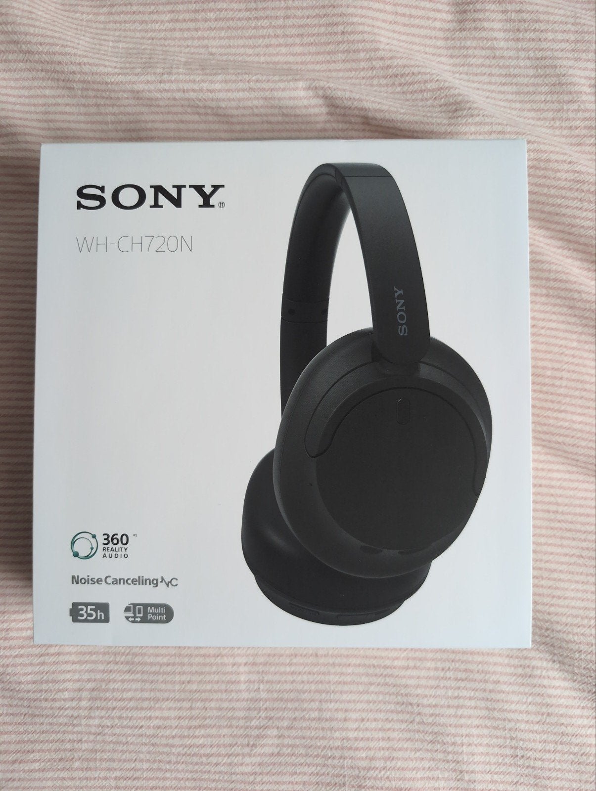 Sony WH-CH720N Noise Cancelling Koptelefoon - Nieuw, Nieuw, Ophalen of Verzenden, Draadloos, Zwart