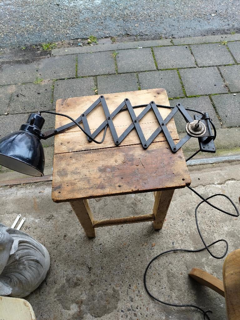 vintage schaarlamp DRGM markering, Ophalen